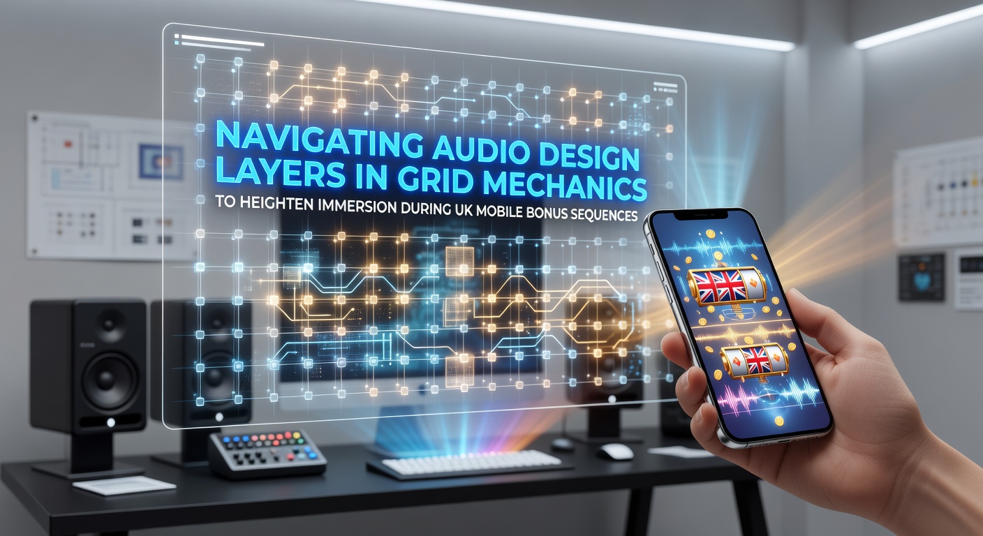 Layered audio elements enhancing grid slot bonus sequences on mobile devices