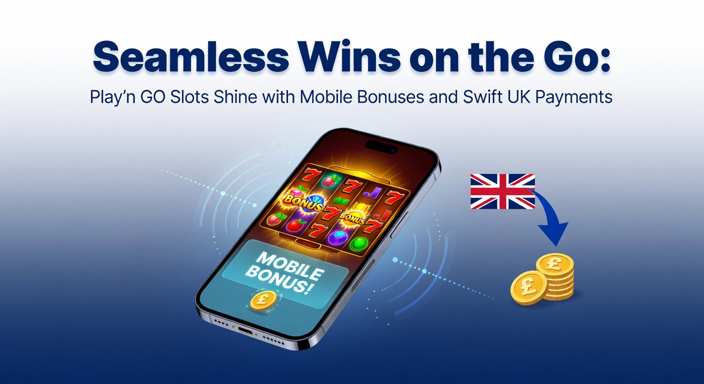 Vibrant Play'n GO slot game on a mobile screen showing spinning reels and bonus features