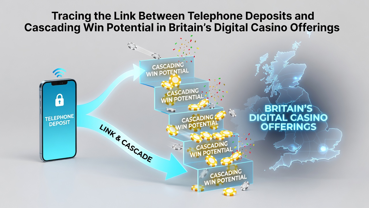 Illustration of telephone deposit process integrated with online slot interfaces in UK casinos