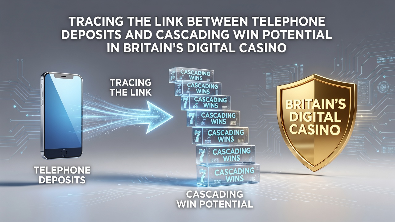 Visual representation of cascading reel sequences alongside mobile payment confirmations